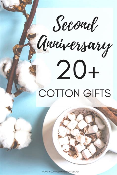 2nd anniversary cotton ideas|cotton 2nd wedding anniversary gift.